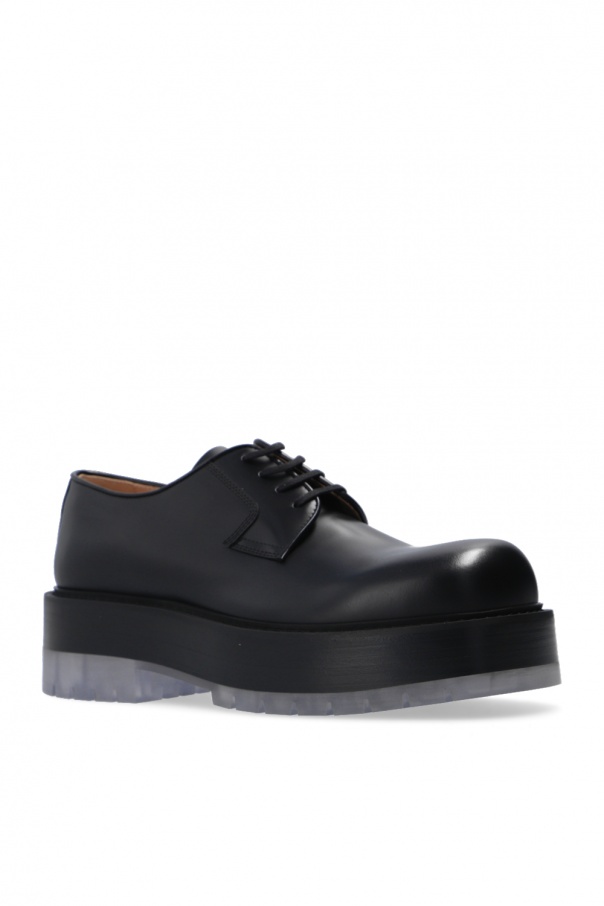 Flatform store derby shoes